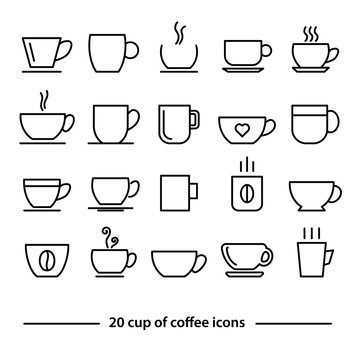 cup of coffe icons