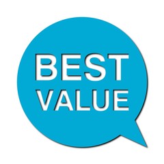 Speech Bubble best value with shadow