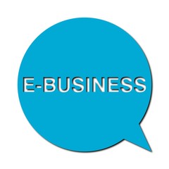 Speech Bubble e business with shadow
