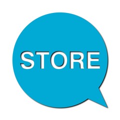 Speech Bubble store with shadow