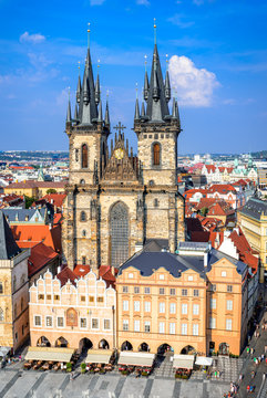 Prague, Tyn Church, Czech Republic