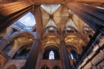 Barcelona medieval cathedral