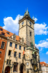 Prague, astrnomical clock, Czech Republic