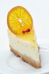 cheesecake with orange