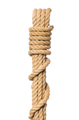 Rope isolated on the white background