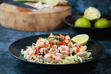 Spicy pork lemon