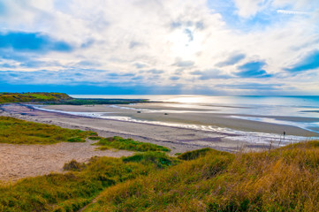 Coastline of the Opal Coast in France