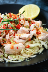 Spicy pork lemon