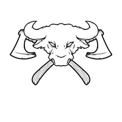 Bull and Axes