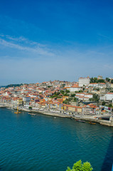 Naklejka na ściany i meble View of Porto city on summer day