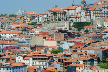 View of Porto city on summer day