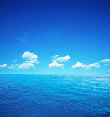 perfect sky and ocean