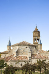 Fototapeta na wymiar La Asuncion church in Luco de Jiloca, Teruel, Spain