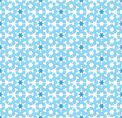 winter background with stylized snowflakes