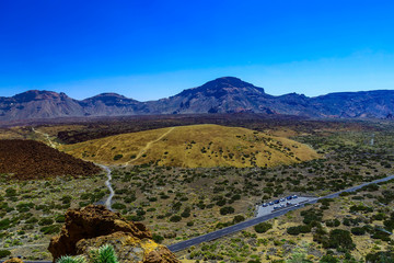 Landscape with Footpath on Tenerife Island