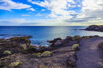 Landscape with Footpath on Tenerife Island