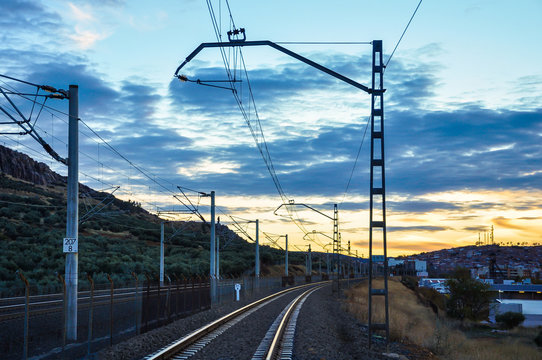 L&iacute;neas f&eacute;rreas, trenes, ferrocarriles, Puertollano