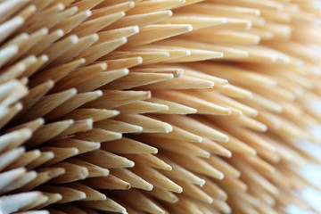 close up of toothpick