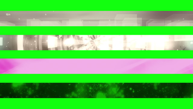 Looping lower thirds on green screen abstract motion design 5N