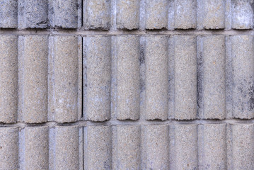 Wave style cement wall texture use for background.