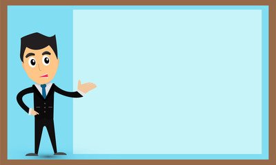 Business man have idea vector .