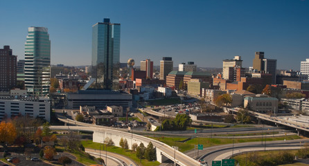 Fototapeta na wymiar Downtown Knoxville, Tennessee skyline