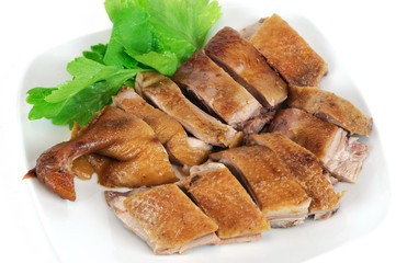 Beijing duck in dish