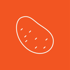 Potato line icon.