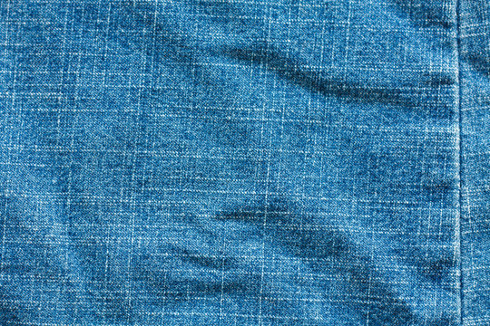 Texture of blue jeans