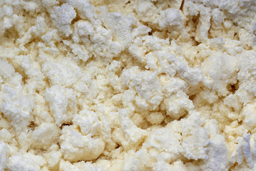 texture of the curd with sugar