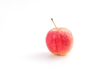 mini apple on white background