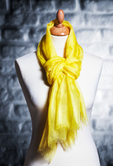 Mannequin wearing shawl