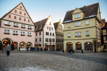 Naklejka premium Rothenburg - medieval town in Germany