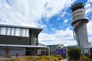Cercles muraux Aéroport Christchurch International Airport - New Zealand