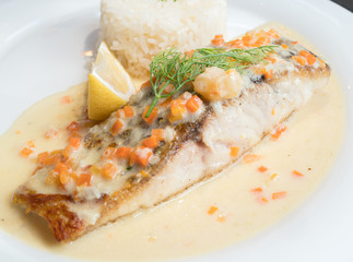 grilled seabass