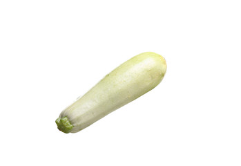 Fresh vegetable marrow. Isolated on white