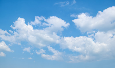Sky background with clouds