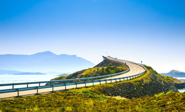 Beautiful Atlantic Road .