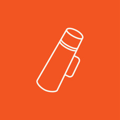 Thermos line icon.