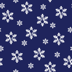 スカルと雪 パターン