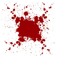 abstract Vector splatter red color background. illustration vect
