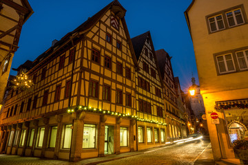 Fototapeta na wymiar Rothenburg - medieval town in Germany