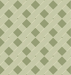 Geometric seamless pattern with weave style.