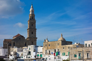 Fototapeta na wymiar Panoramic view of Monopoli. Puglia. Italy.