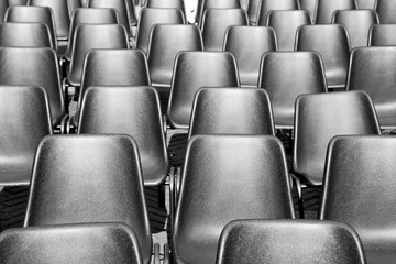 empty seat in italy europe background black  texture