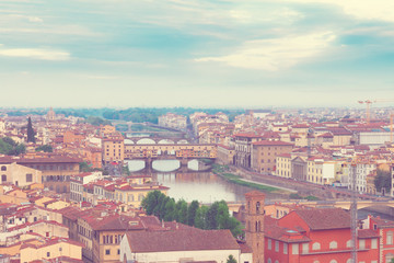 Obraz premium Ponte Vecchio, Florence, Italy