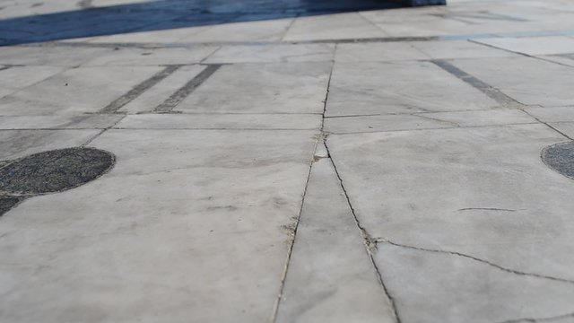 Sundial in the city