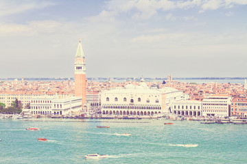 Fototapeta na wymiar San Marco square waterfront, Venice