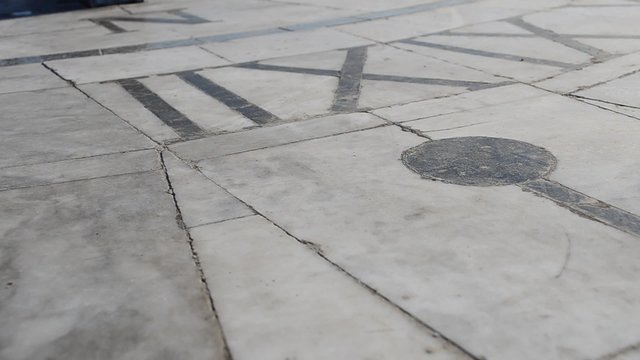 Sundial in the city