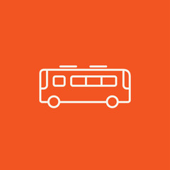 Bus line icon.